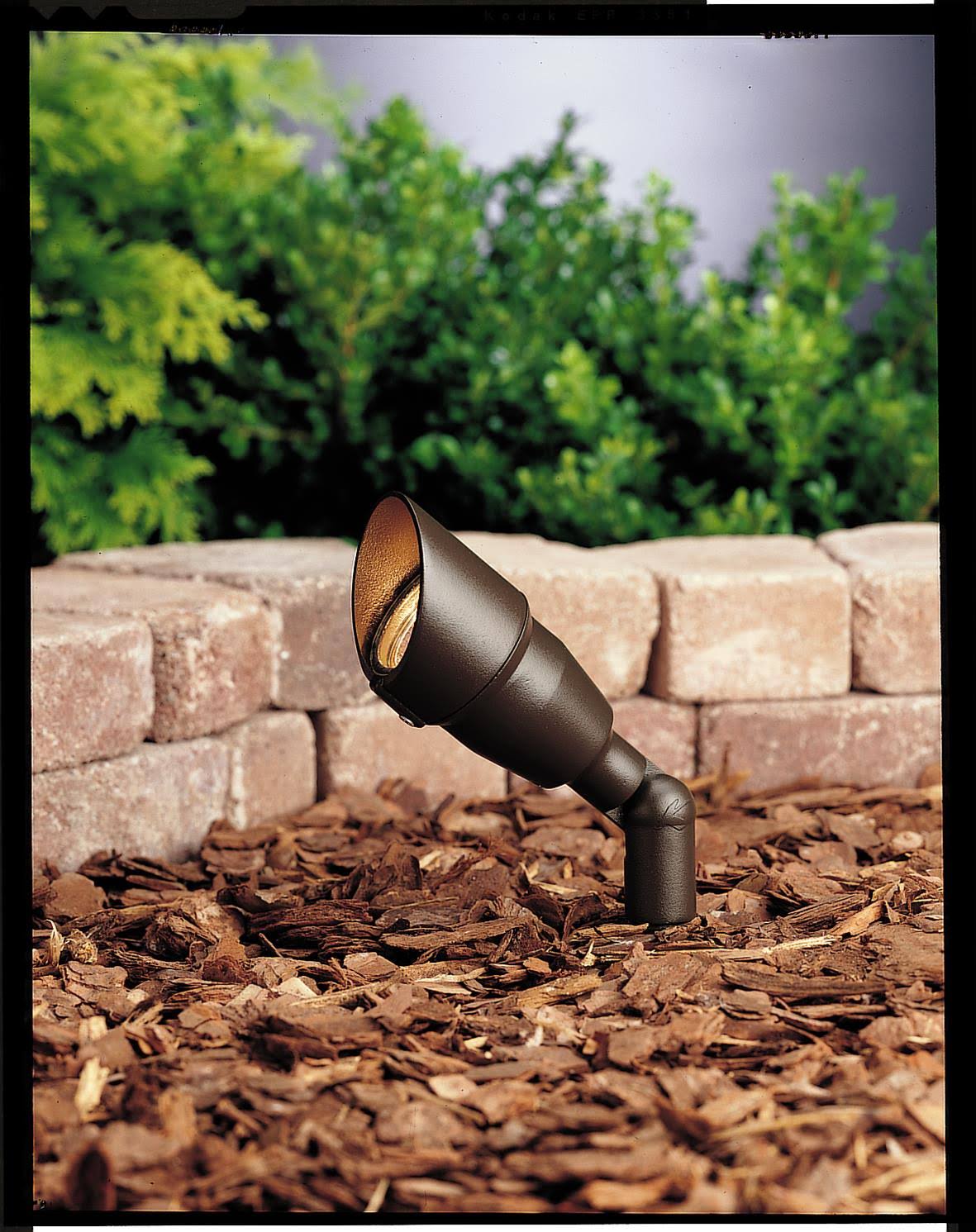 Kichler 15374AZT Accent 1-Light 12V, Textured Architectural Bronze
