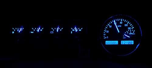 Dakota Digital 42-48 Ford Car Analog Dash Gauges System Black Blue VHX-42F-K-B