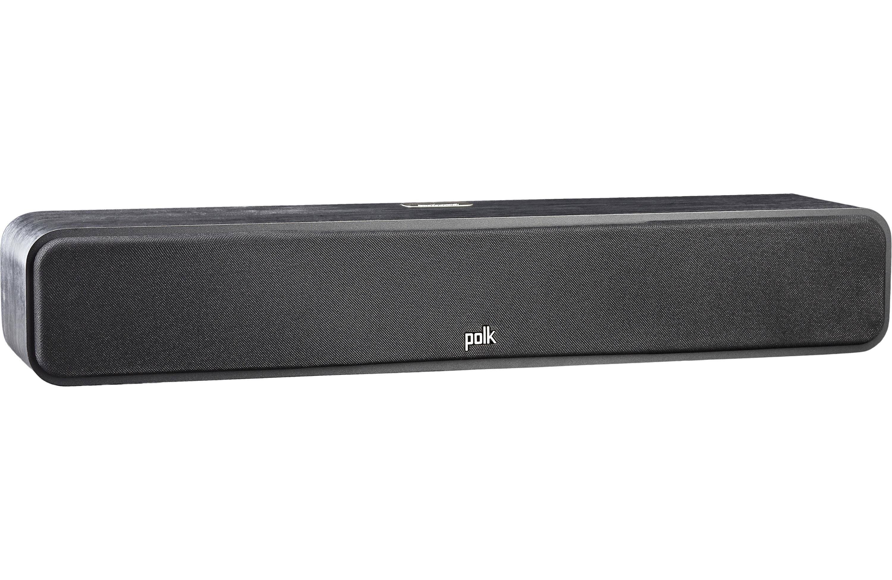 Polk S35 American HiFi Home Theater Slim Center Speaker (Black)