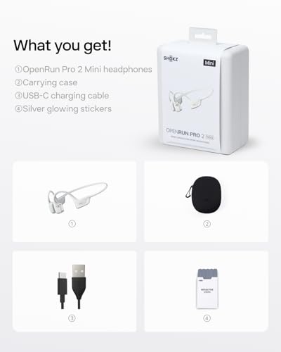 SHOKZ New OpenRun Pro 2 - Open-Ear, Bone Conduction Sport Headphones - with Reflective Strip - Sweat Resistant, Workout Headphones - Secure, Wireless, Comfortable Fit-Deep Bass and Smart Mic App