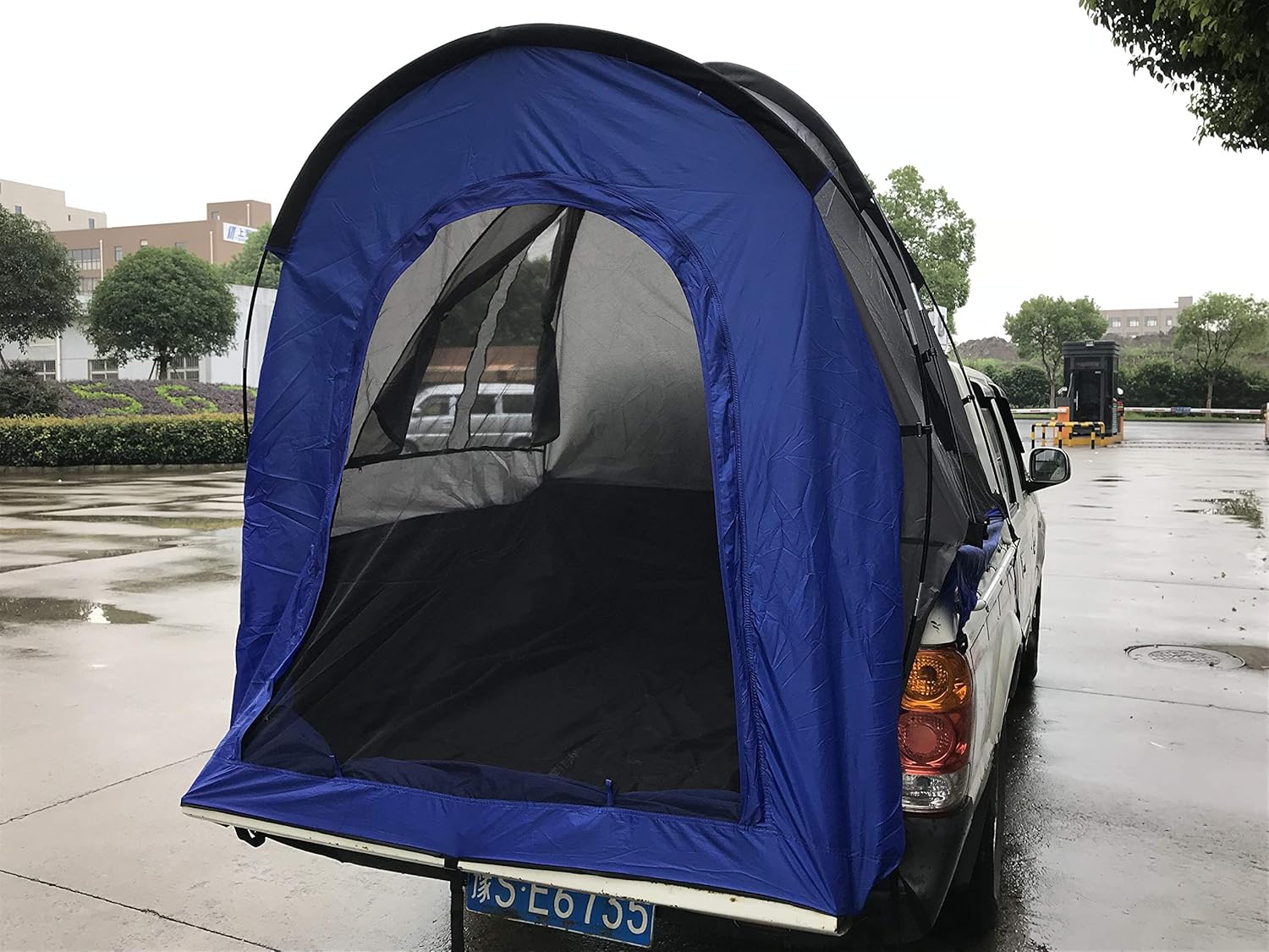 Hasika Truck Bed Tent for Camping 5-6.5 Foot with Floor Waterproof Double Layer Full Size Truck Short/Regular Bed