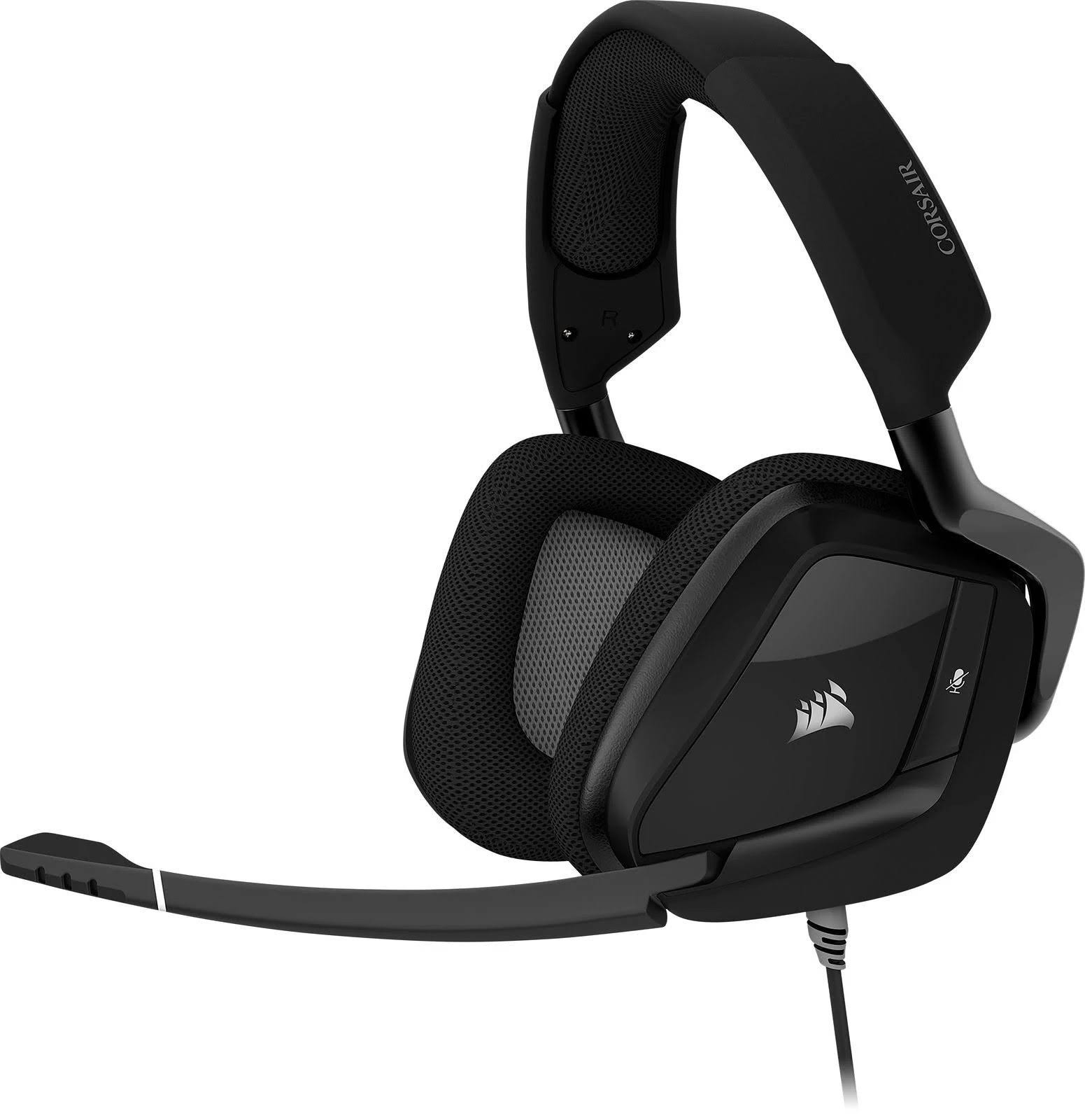 Corsair Void Pro RGB USB Headset - Stereo - Carbon - USB - Wired - 32 Kilo Ohm - 20 Hz - 20 kHz - Over-the-head - Binaural - Circumaural