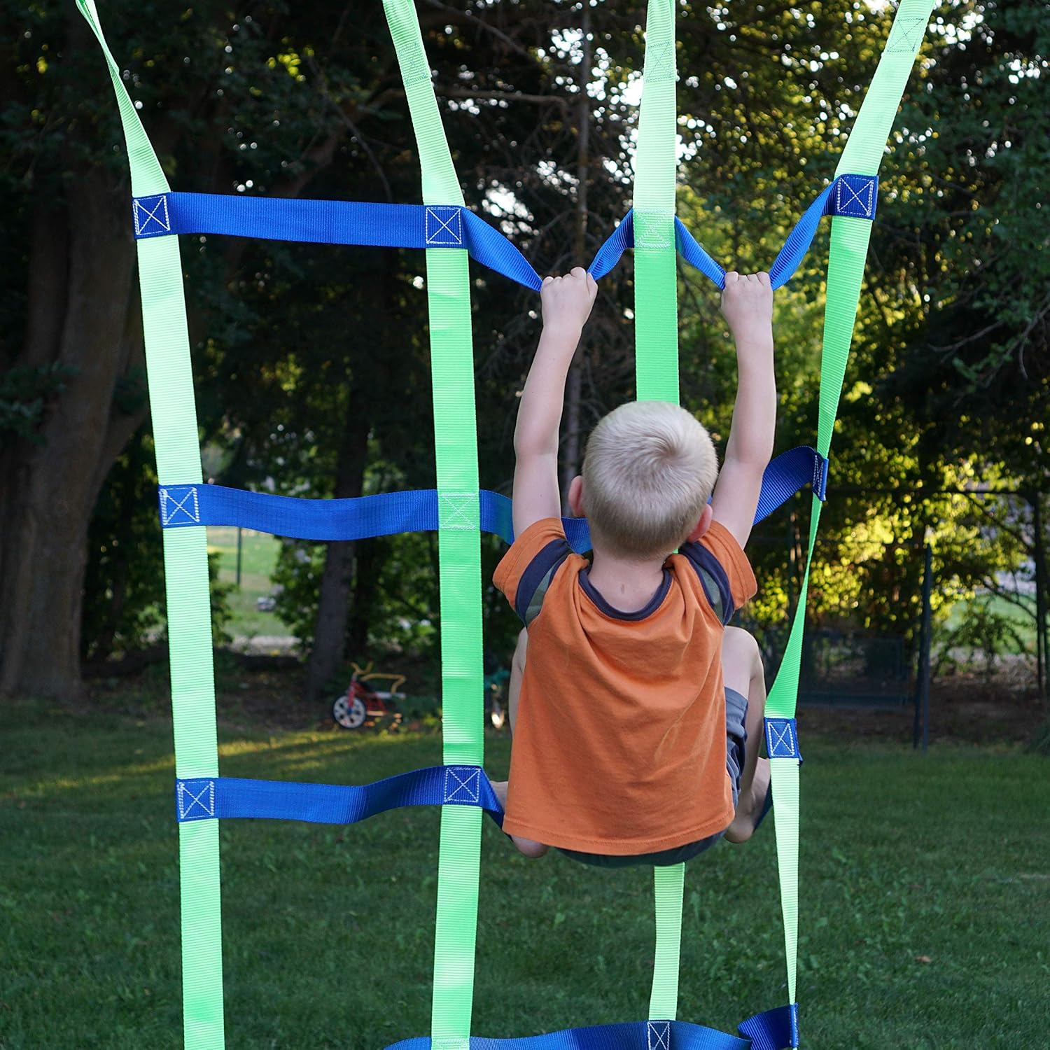 SENSORY4U Kids Climbing Cargo Net Indoor Outdoor Jungle Gym Ninja Warrior Attachment PT OT Gross Motor Skills