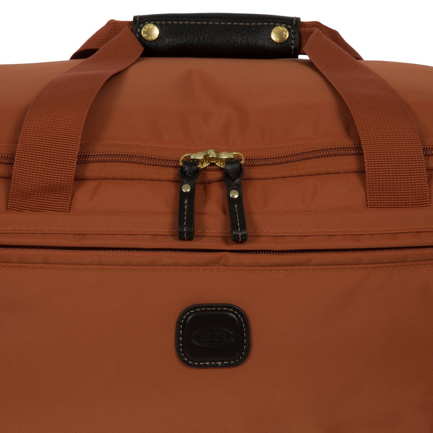 Bric&s Luggage X-Bag 21-Inch Carry-On Rolling Duffel (Tangerine)