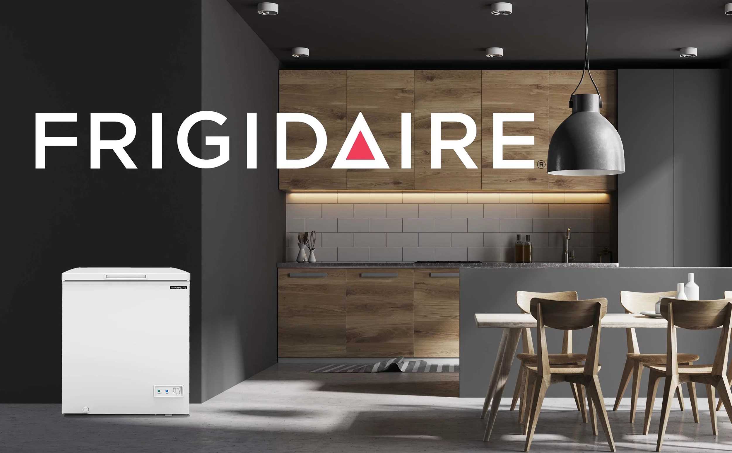 Frigidaire 5.0 Cu. ft. Chest Freezer, Garage Ready, White, EFRF5003