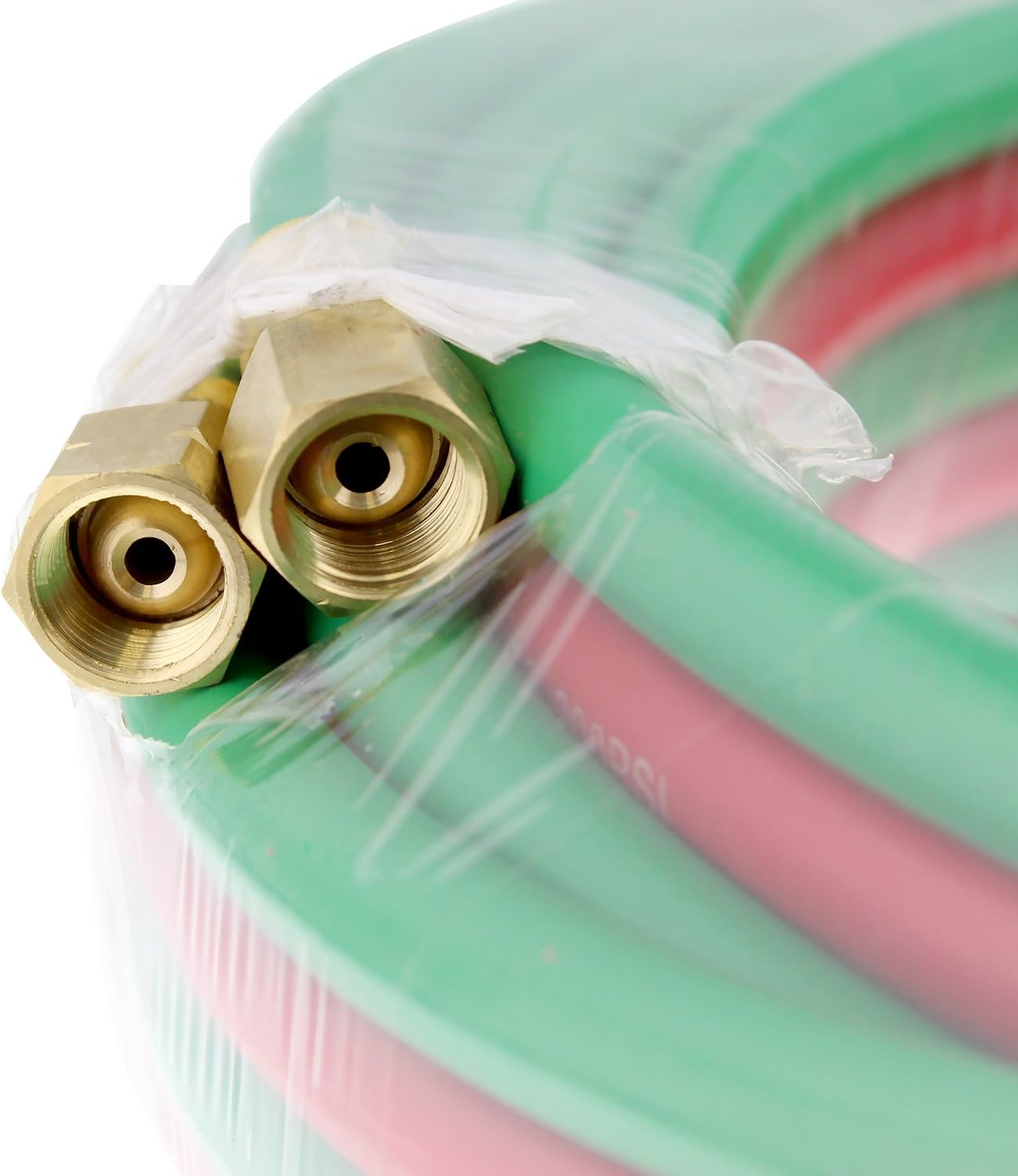 ABN Oxygen Acetylene Hose 1/4 Inch B Fittings Twin Welding Hose Oxy Acetylene Torch Hose Cutting Torch Hoses, 25 Foot
