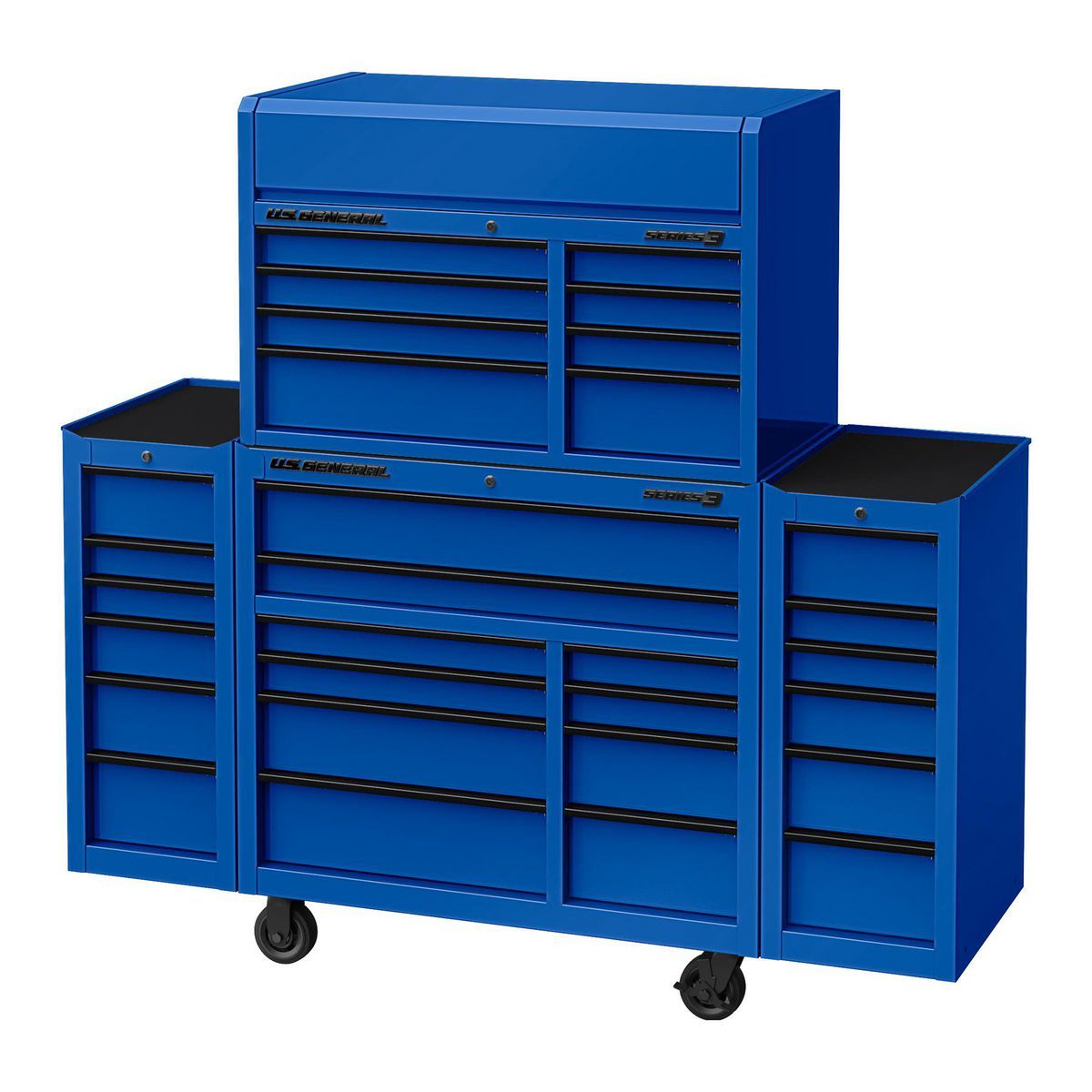 U.S. GENERAL 42 in. x 22 in. Roll Cab, Series 3, Blue