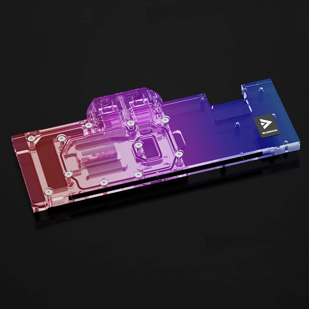 Barrow Copper GPU Water Cooling Block GPU Waterblock Graphics Card Water Cooling Block for Colorful RTX3090 RTX3080 RTX3070 (for Colorful iGame RTX3090 RTX3080 Advanced Ultra)