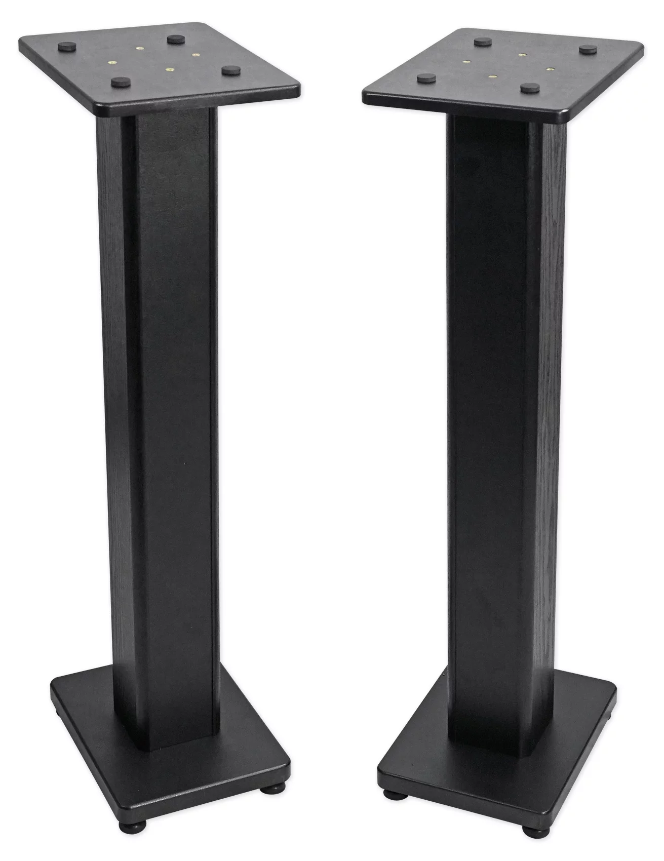 Rockville RPA60BT Receiver+(2) 5.25" Wood Bookshelf Speakers+36" Wood Stands + Rockville R14GSBR100 Red/Blk 14 Gauge 100' Ft. Mini Spool Car Audio Speaker Wire