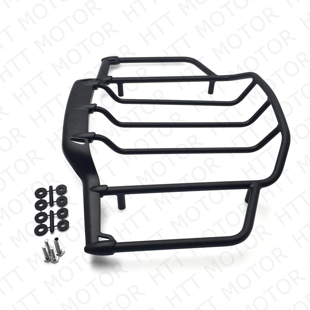 Flat Black Luggage Rack For Harley Air Wing Tour Pak Trunk Pack 1993-2013