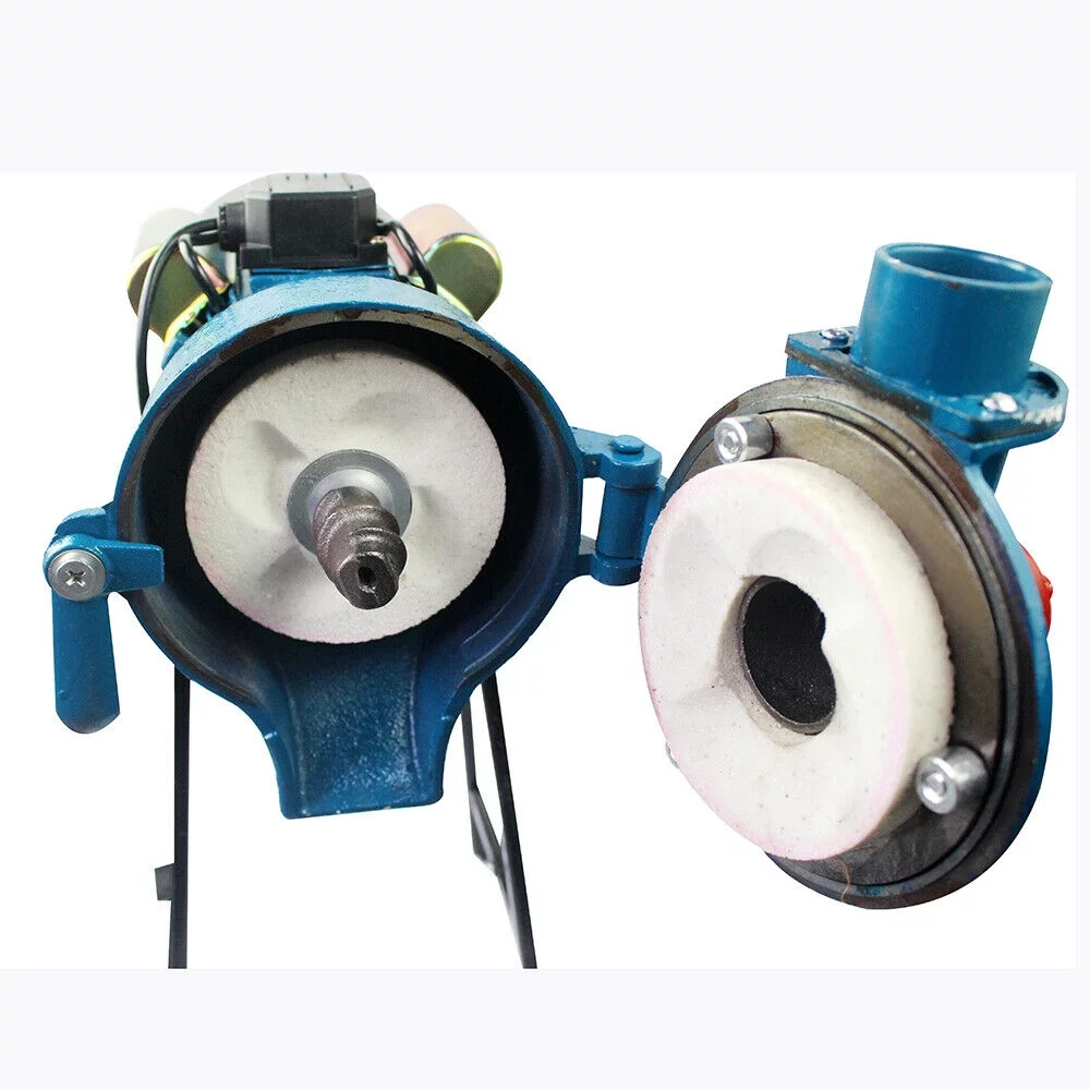 Commercial Electric Wet Beans Flour Grinder Rice Corn Grain Coffee Wheat+Funnel Wet Electric Feed Flour Mill Cereals Grinder Corn Grain Wheat+Funnel 2200W 110V