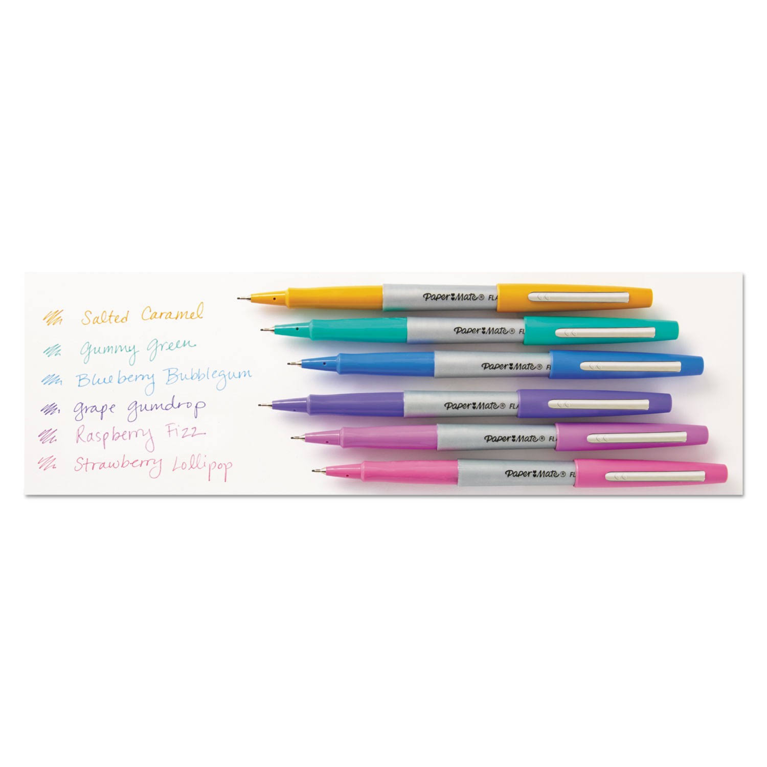 Paper Mate Flair Candy Pop, Assorted Ink, Ultra Fine, 36-Pack
