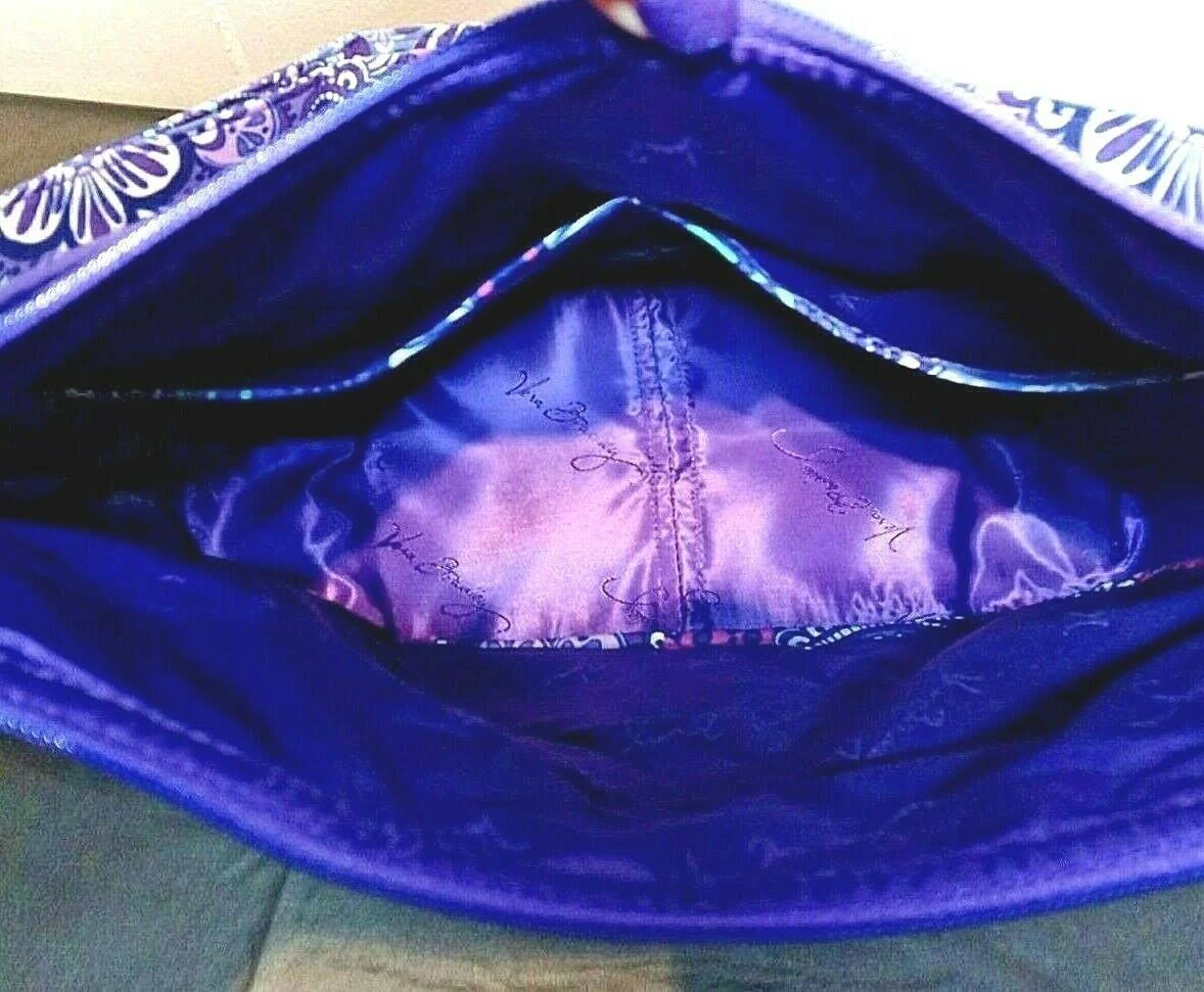 Vera Bradley Carryall Crossbody in Lilac Tapestry