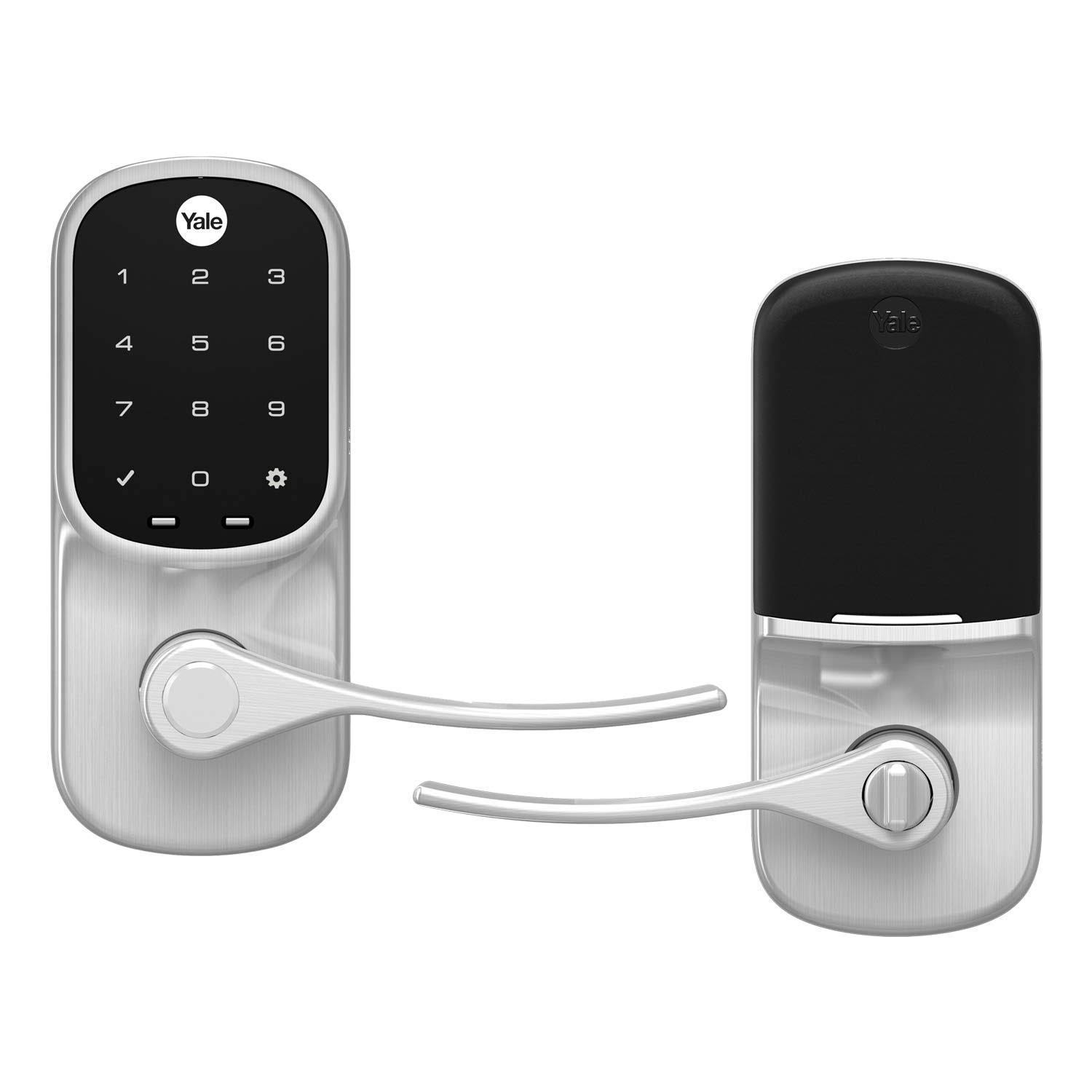 Yale Assure Lever - Touchscreen Keypad Lever Lock - Satin Nickel