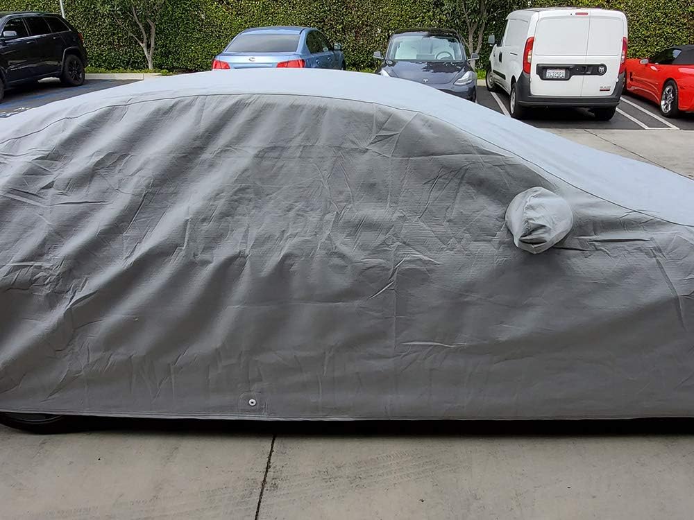 CarsCover Custom Fit Tesla Model 3 Car Cover Heavy Duty All Weatherproof Ultrashield Covers