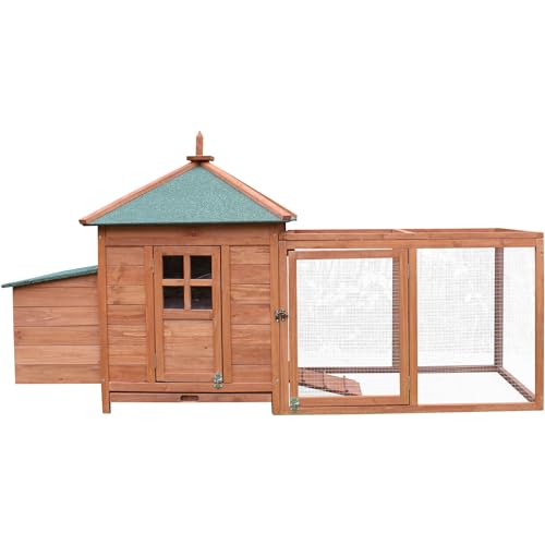 Hanover Wood Outdoor Cat House with Multi Levels, Waterproof Roof, Escape Doors, and Ledge Seating, 30.7" x 22" x 35.4", Sturdy and Weather Resistant Modern Cat Shelter for Backyard, Patio, or Lawn