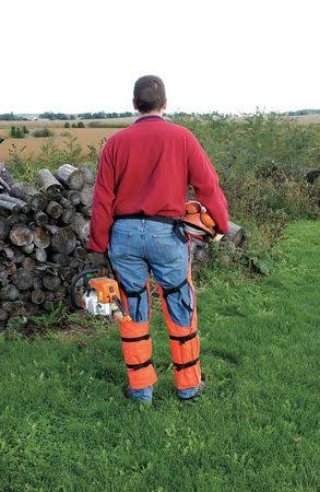 Elvex Orange Chain Saw Chaps,36 in