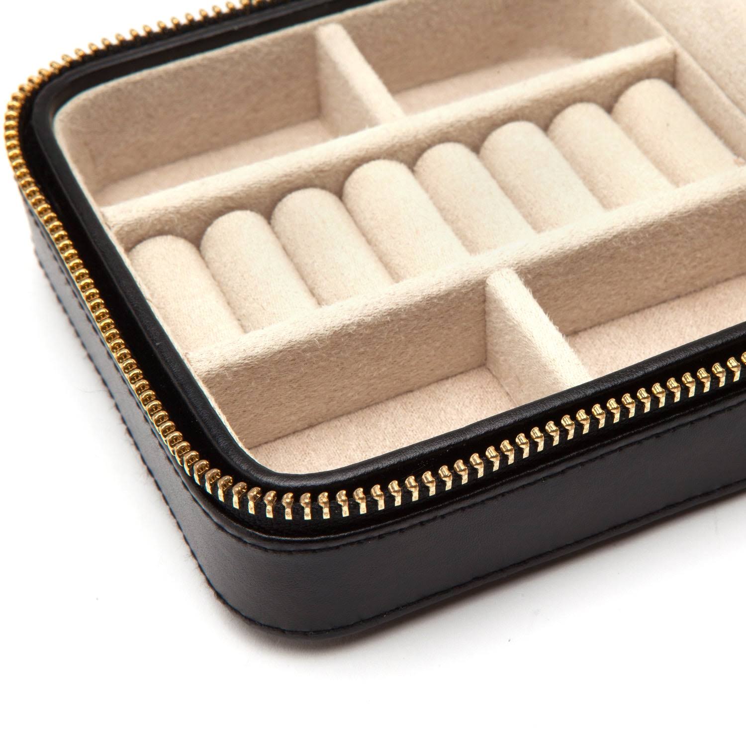 Wolf Caroline Zip Travel Case - Black