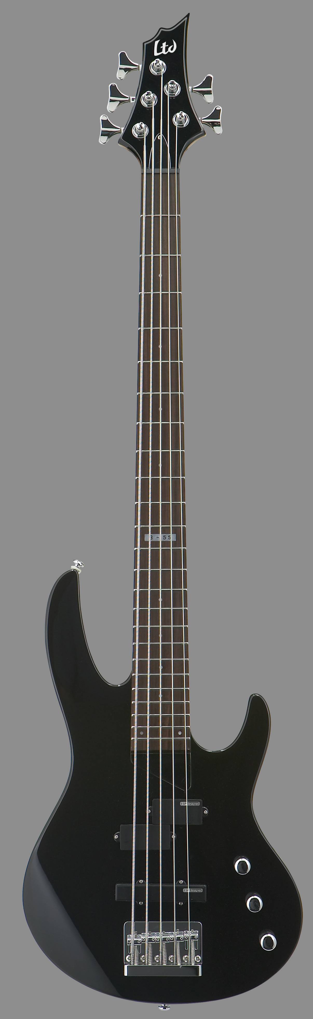 ESP LTD B-55 5-String Bass Guitar - Black