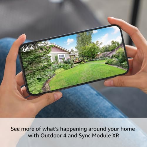 Blink Outdoor 4 XR (newest model) – two-year battery wireless camera with 4x security coverage, 1000 ft open-air range or 400 ft with typical use — 2 camera system