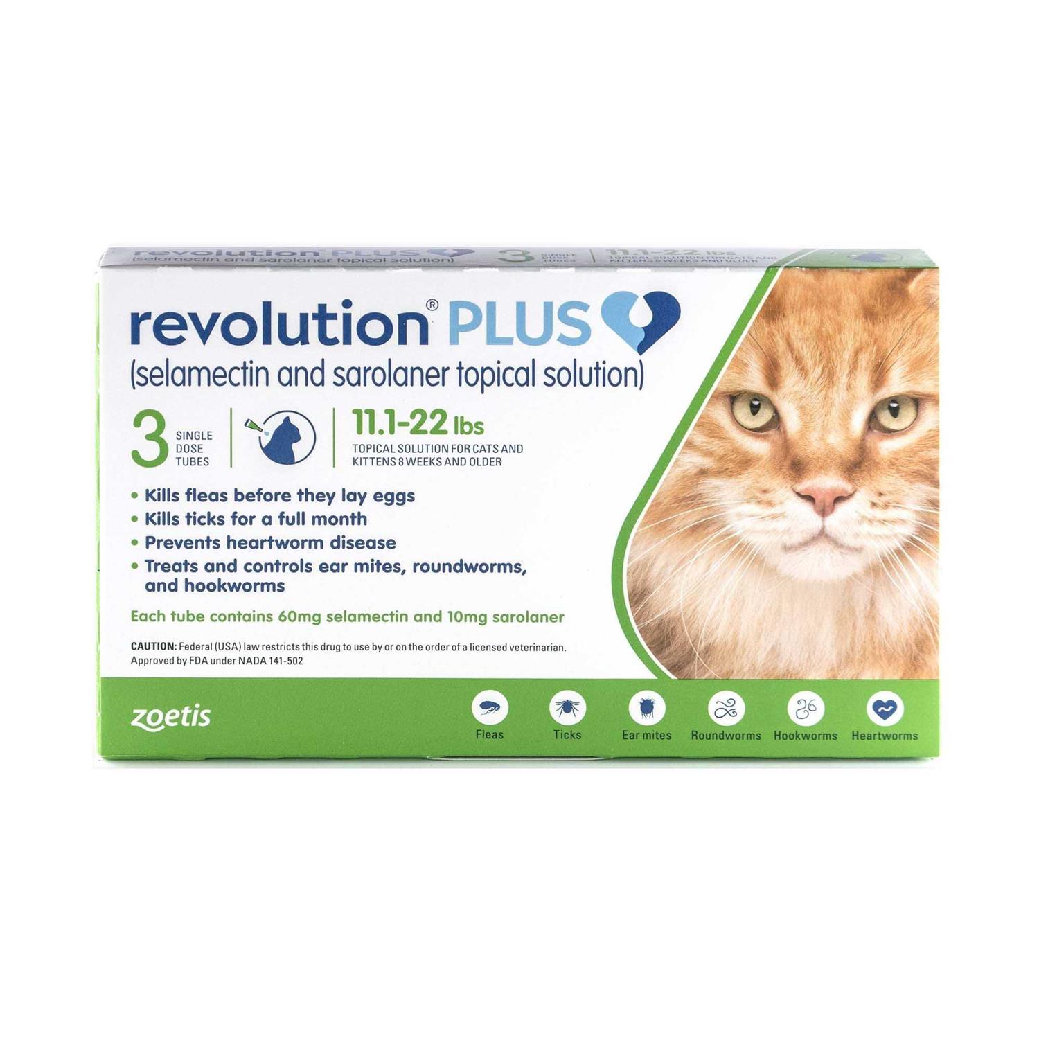 Revolution Plus for Cats 11.1 - Pet Supplies online store