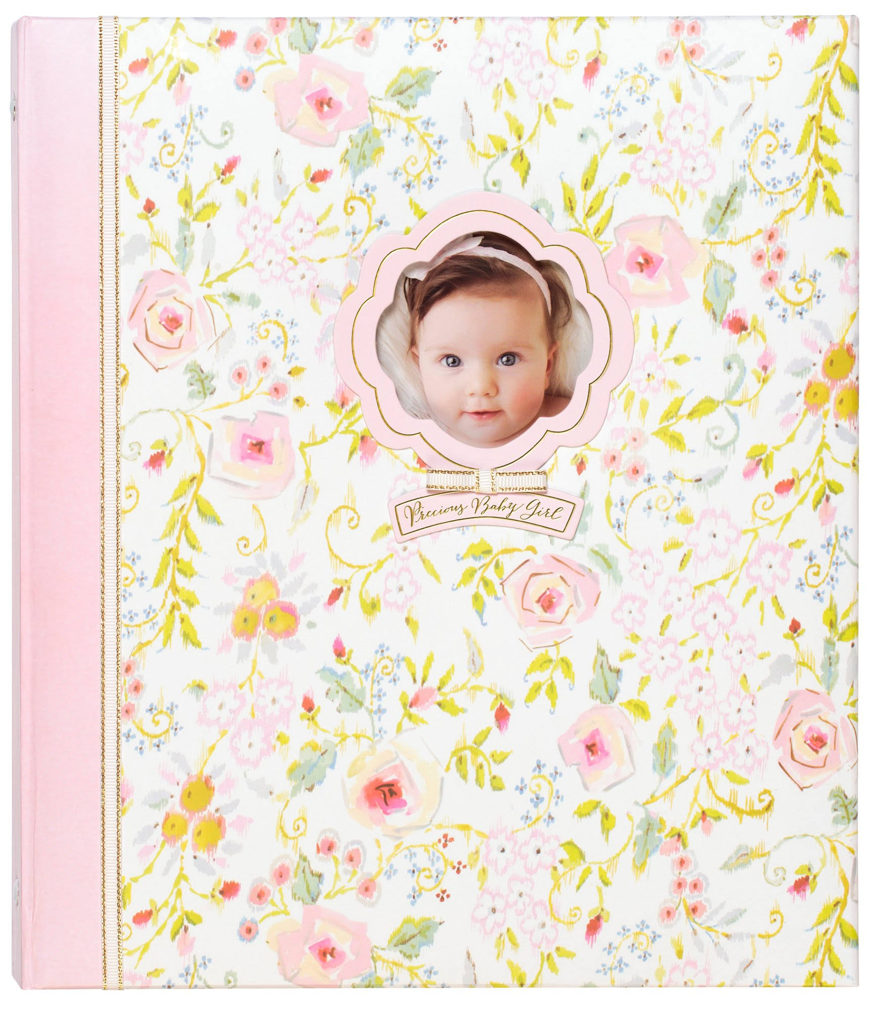 C.r. Gibson Sweet as Can Be Loose Leaf 3-Ring Memory Book for Newborns and Babies, 10.125 x 11.5