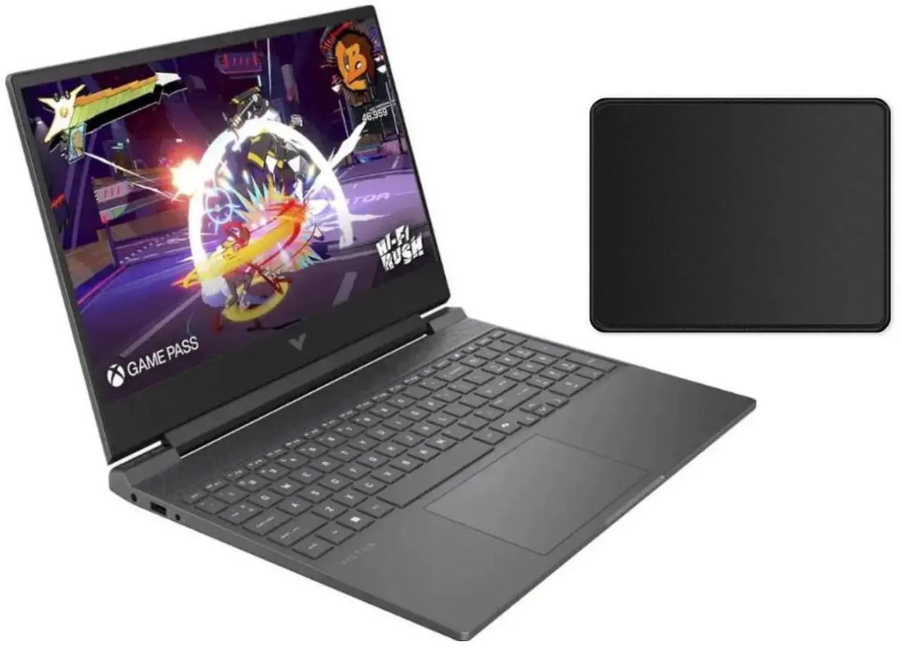 HP Victus 15.6" 144Hz Full HD Gaming Laptop | AMD Ryzen 7 7445HS |NVIDIA GeForce RTX 4050|Copilot |Backlit| 32GB RAM DDR5 | 2TB SSD |Mica Silver |Windows 11 Home |Bundle with Mouse Pad