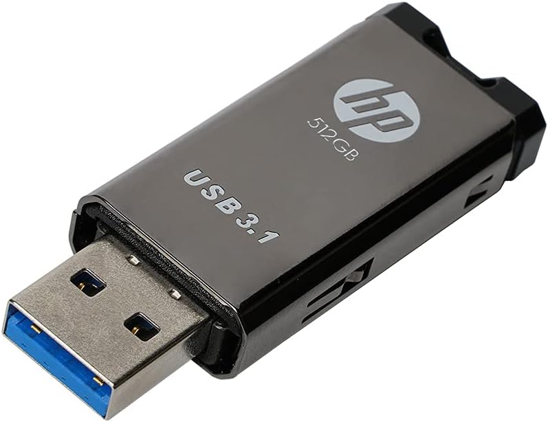 HP 512GB x770w USB 3.1 Flash Drive - 400MB/s Pack of 2