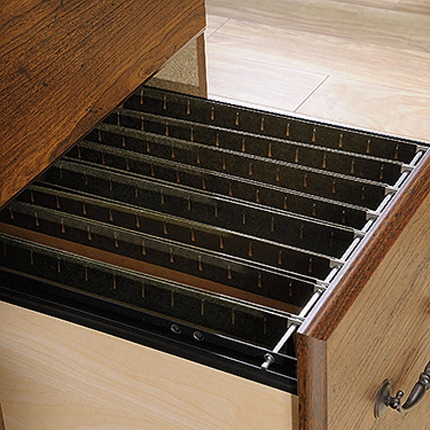 Sauder Orchard Hills Computer Desk with Hutch | Milled Cherry