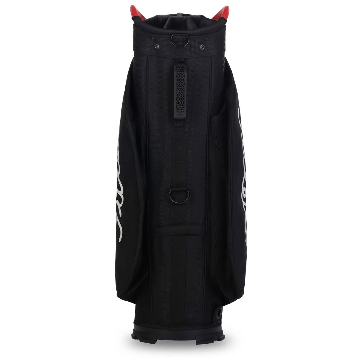 Titleist 15 Cart Bag, Black/Black/Red