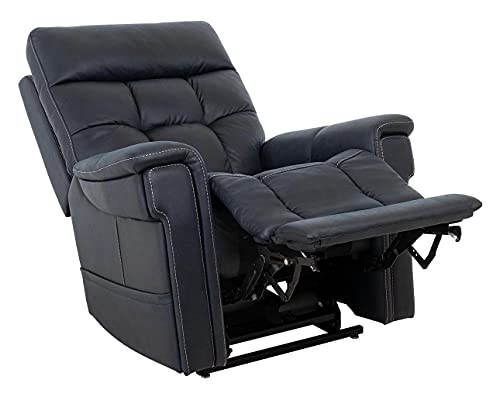 Pride ViVaLift Radiance 3-Heating Pad Lift Chair Power Recliner (PLR3955S) Small (Canyon Steel, Inside Delivery and Setup)