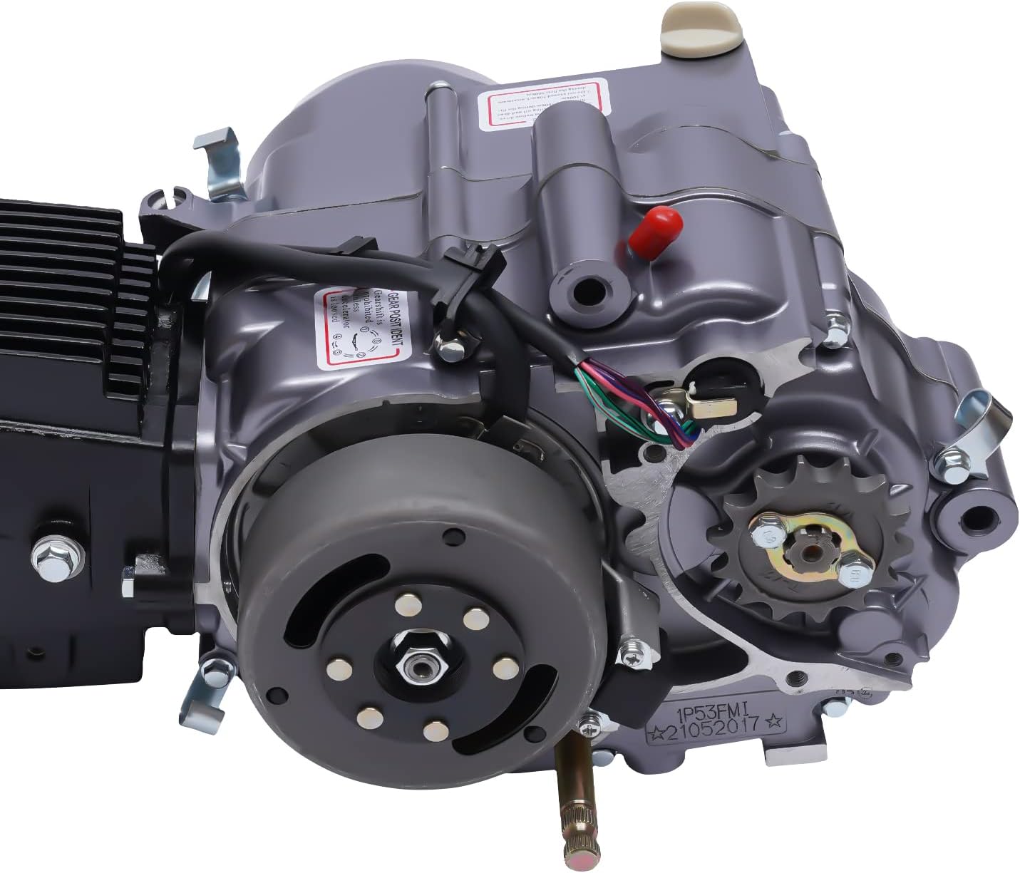 For 140CC 4 Stroke Single-cylinder Horizontal Engine Motor 4 Speed Manual Clutch Pit Dirt Bike Dirt Motorcycle Engine Motor