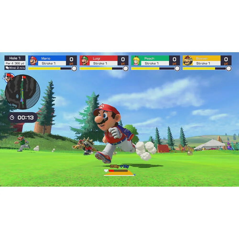 Nintendo Switch Lite Coral Gaming Console Bundle with Mario Golf: Super Rush