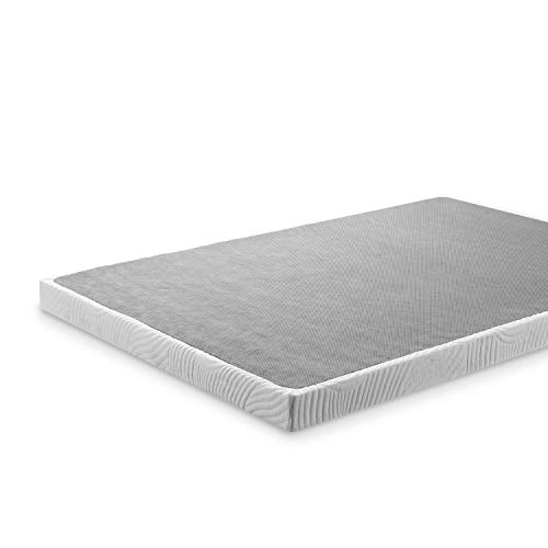 ZINUS Quick Lock Metal Smart Box Spring / 9 Inch Mattress Foundation / Strong Metal Structure / Easy Assembly, Full, White