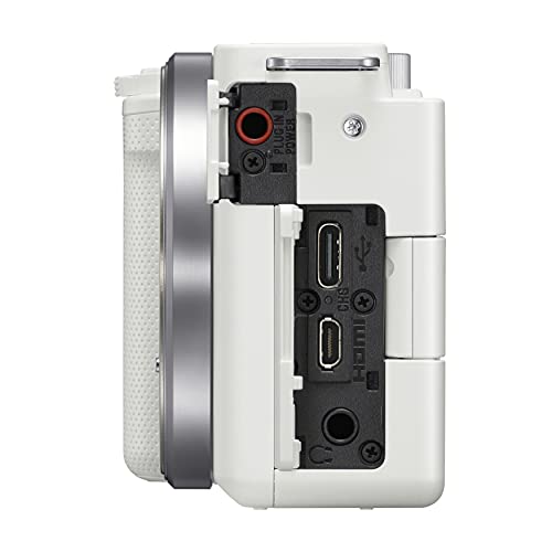 Sony Alpha ZV-E10 - APS-C Interchangeable Lens Mirrorless Vlog Camera Kit - Black
