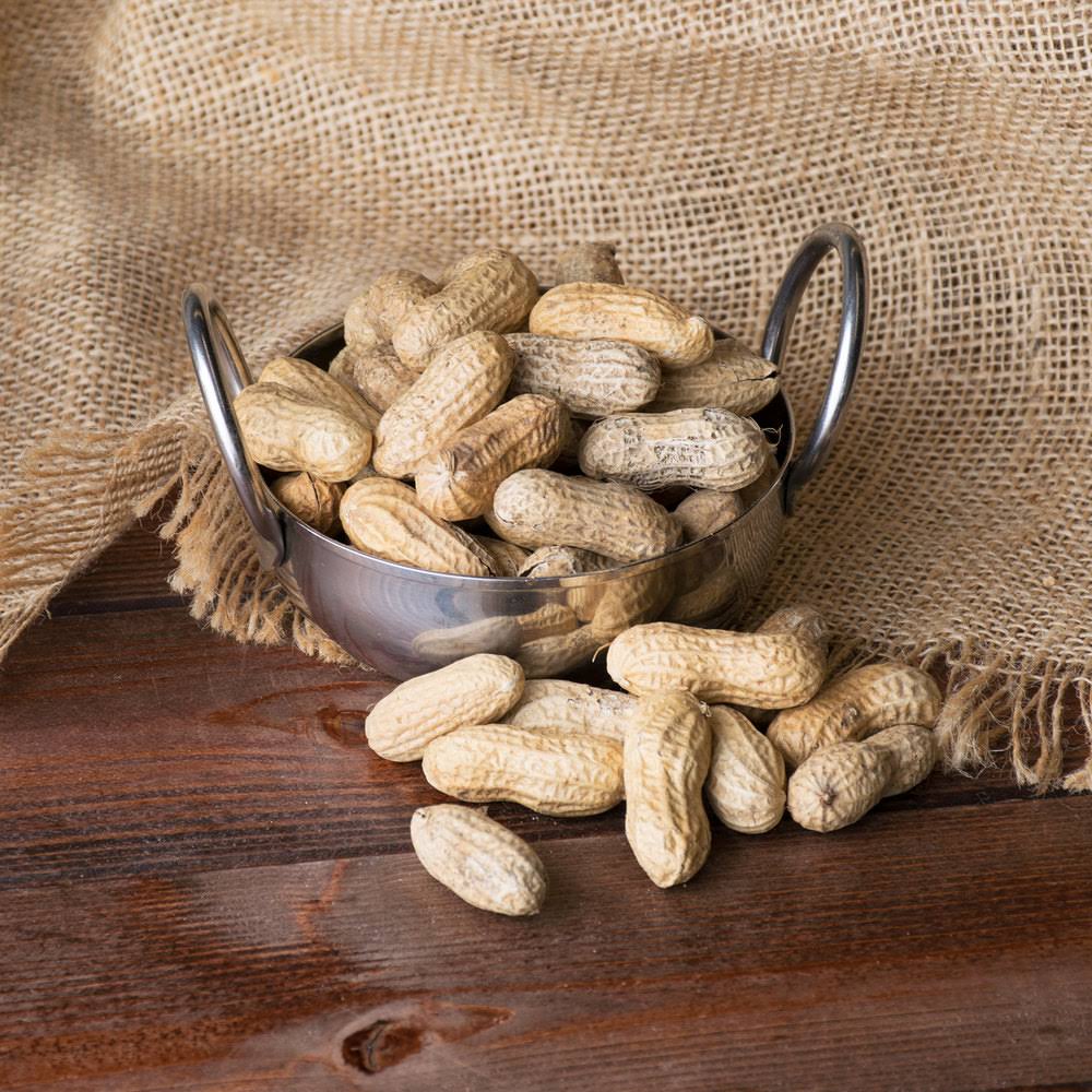 Hampton Farms 25 lb. Roasted Unsalted In-Shell Peanuts