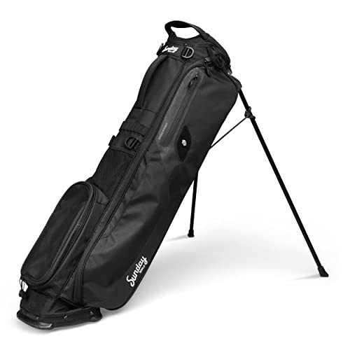 Sunday Golf El Camino Bag - Lightweight Sunday Golf Bag with Strap and Stand – Easy to Carry – Golf Stand Bag for The Driving Range, Par 3 and Standard Courses, 3.9 pounds