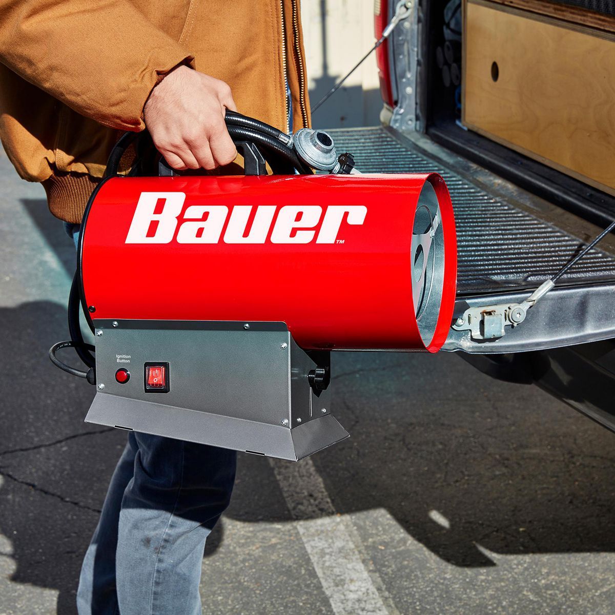 BAUER 30,000 - 60,000 BTU Forced Air Propane Portable Heater