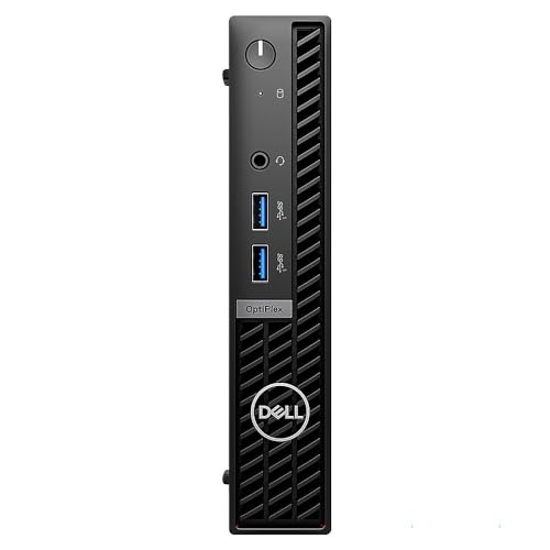 Dell OptiPlex 7010 Micro Form Factor Desktop, Intel Core i5-13500T (14 Core up to 4.6 GHz), 16GB DDR4 RAM, 256GB PCIe SSD, Intel UHD Graphics, Windows 11 Pro, Black