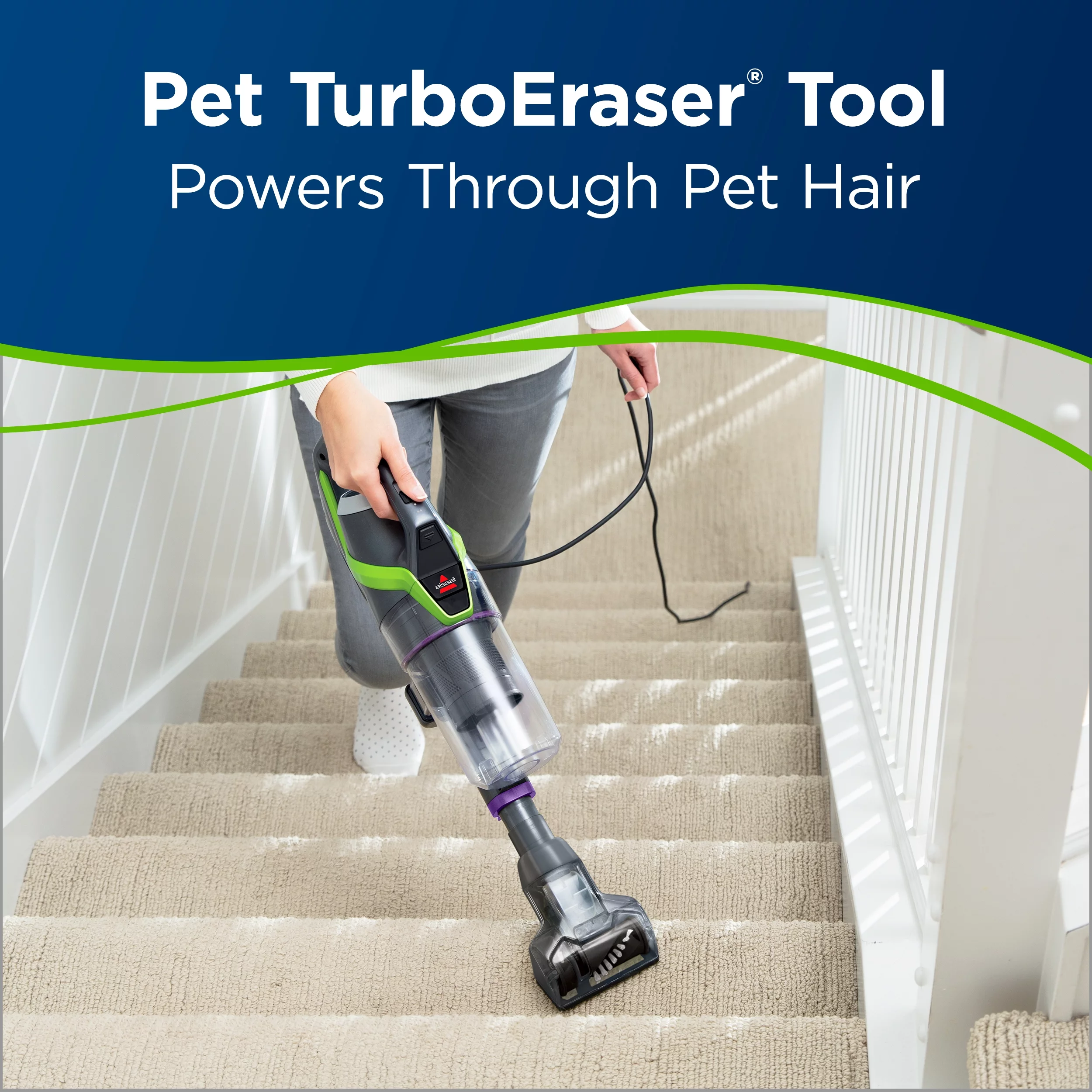 BISSELL Pet Hair Eraser Slim Corded Vacuum Cleaner 2897