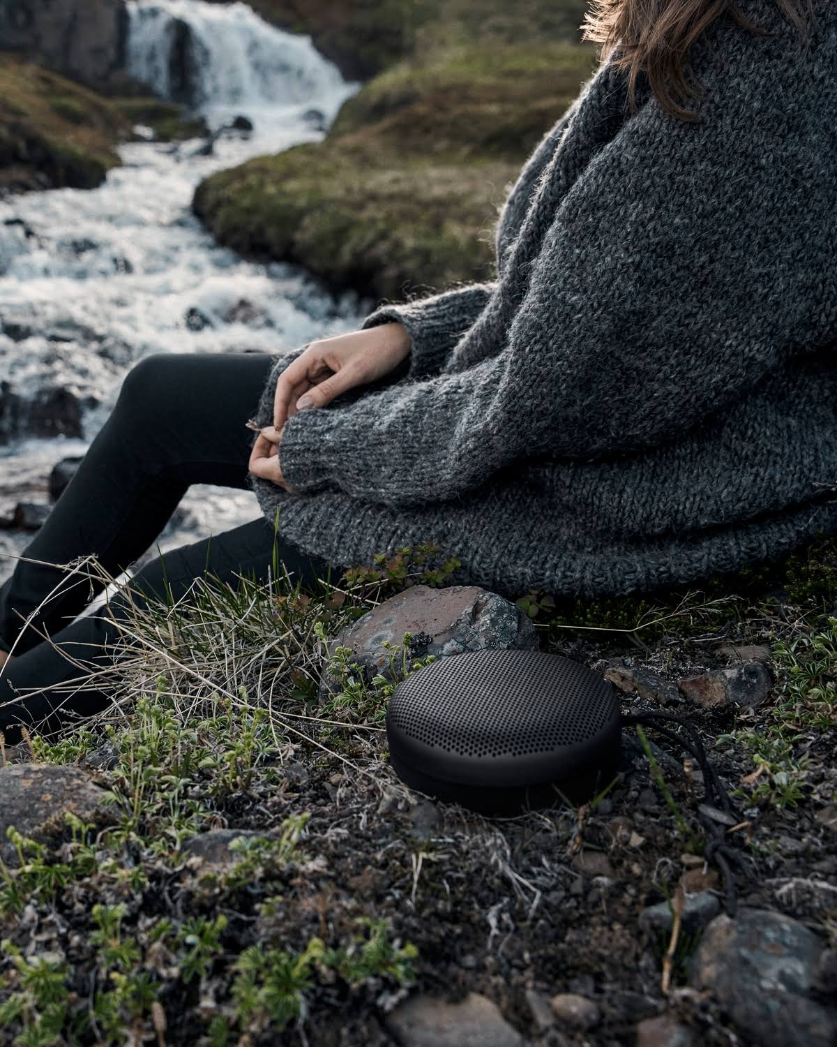Bang u0026 Olufsen Beoplay A1 Portable Bluetooth Speaker | Sand Stone