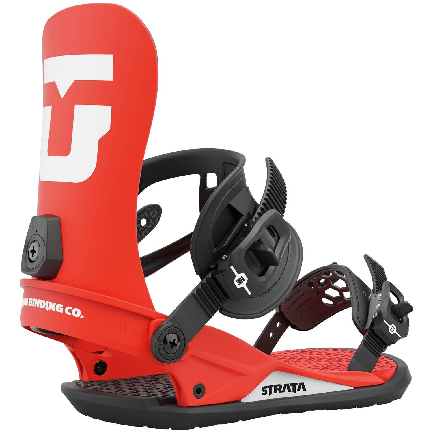 Union Strata Snowboard Bindings White M