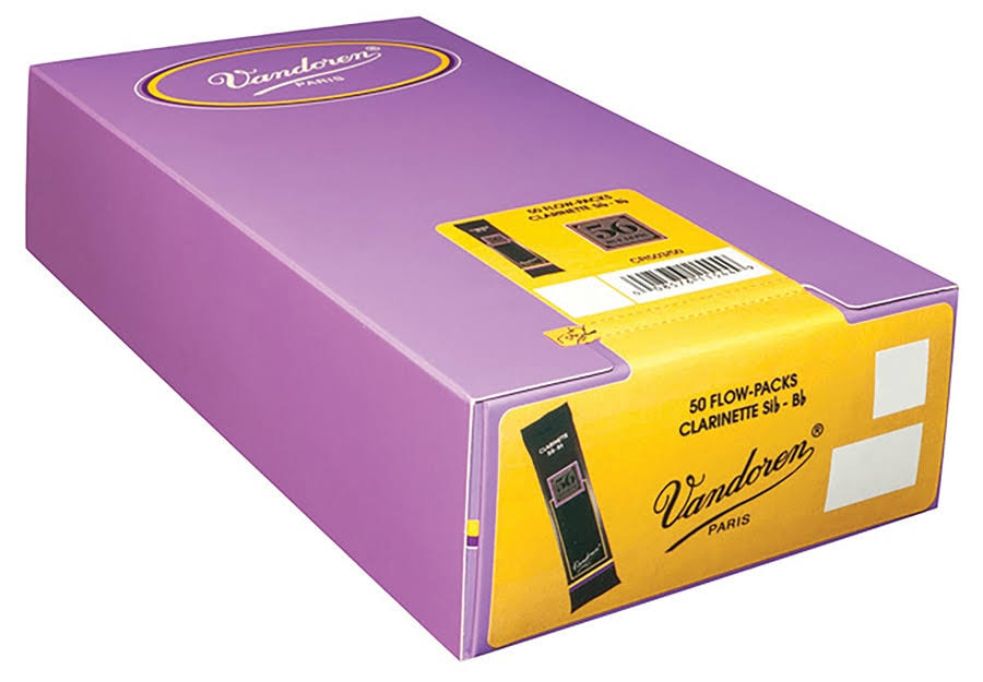 Vandoren 56 Rue Lepic Reeds #3 Bb Clarinet Reed, Box of 50