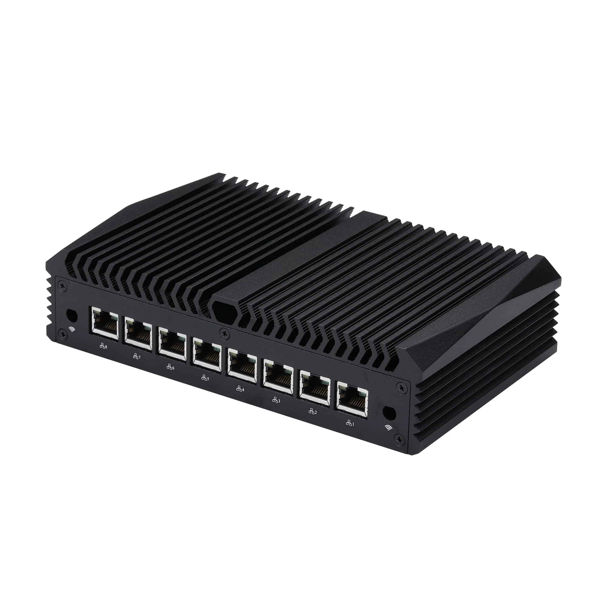 Industrial Computer Q838GE Core I3-8130U, Up to 3.4Ghz AES-Ni (8Gb Ddr3 Ram 256Gb Ssd WiFi) 8 Intel Gigabit Nic, Support Opnsense, Ipfire, Openwrt,Centos