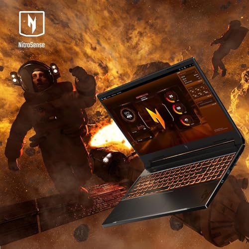 acer Nitro V 16 Gaming Laptop, AMD Ryzen 7 8845HS Octa-Core, NVIDIA GeForce RTX 4060 Laptop, 64GB DDR5 RAM, 4TB SSD, 16" WUXGA 165Hz, Wi-Fi 6E, Backlit KB, with Lifetime Office Pro & Windows 11 Pro