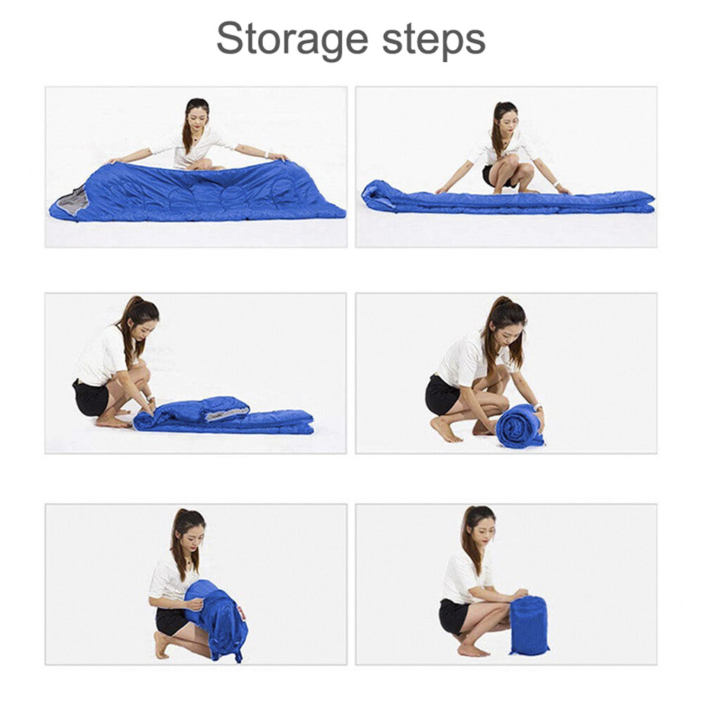 Outdoor Sleeping Bags Portable Warming Sleeping Bag Light-weight Cotton Sleeping Bag for Winter Camping Travel Hiking