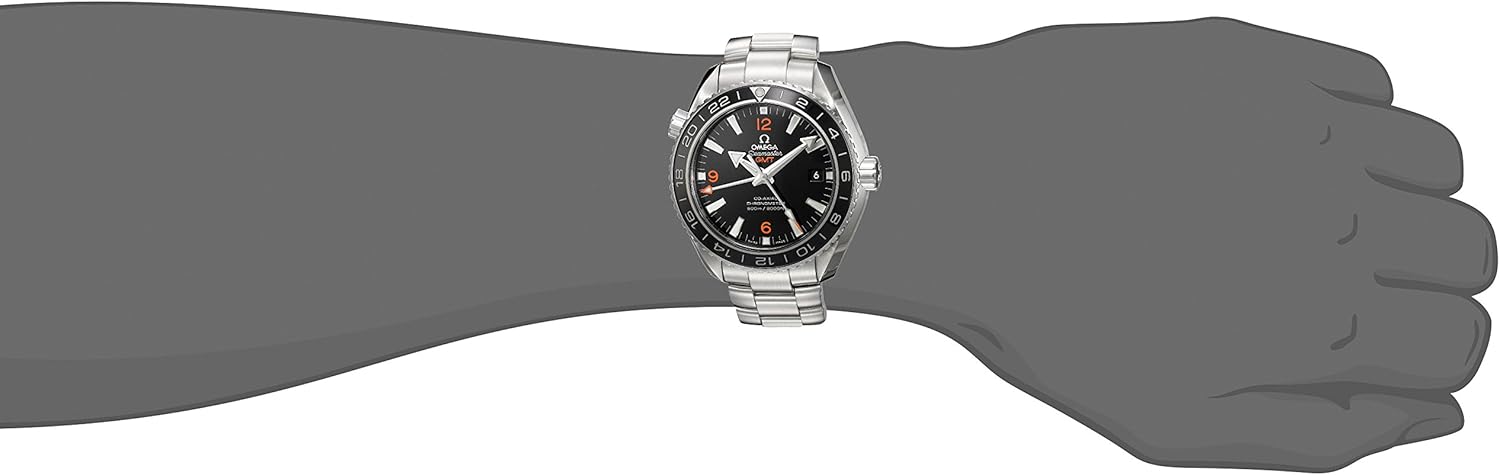Omega Men's 'Planet Ocean' Swiss Stainless Steel Automatic Watch, Color:Silver-Toned (Model: 23230442201002)