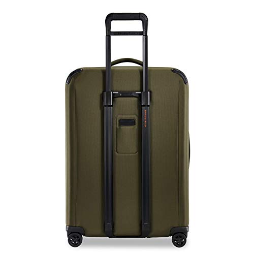 Briggs & Riley Domestic 22" Carry On Expandable Spinner - Luggage for Travel, Suitcases with Wheels, Softside Rolling Bag for Men & Women, Self-Repairing Zipper - ZDX Collection, Hunter