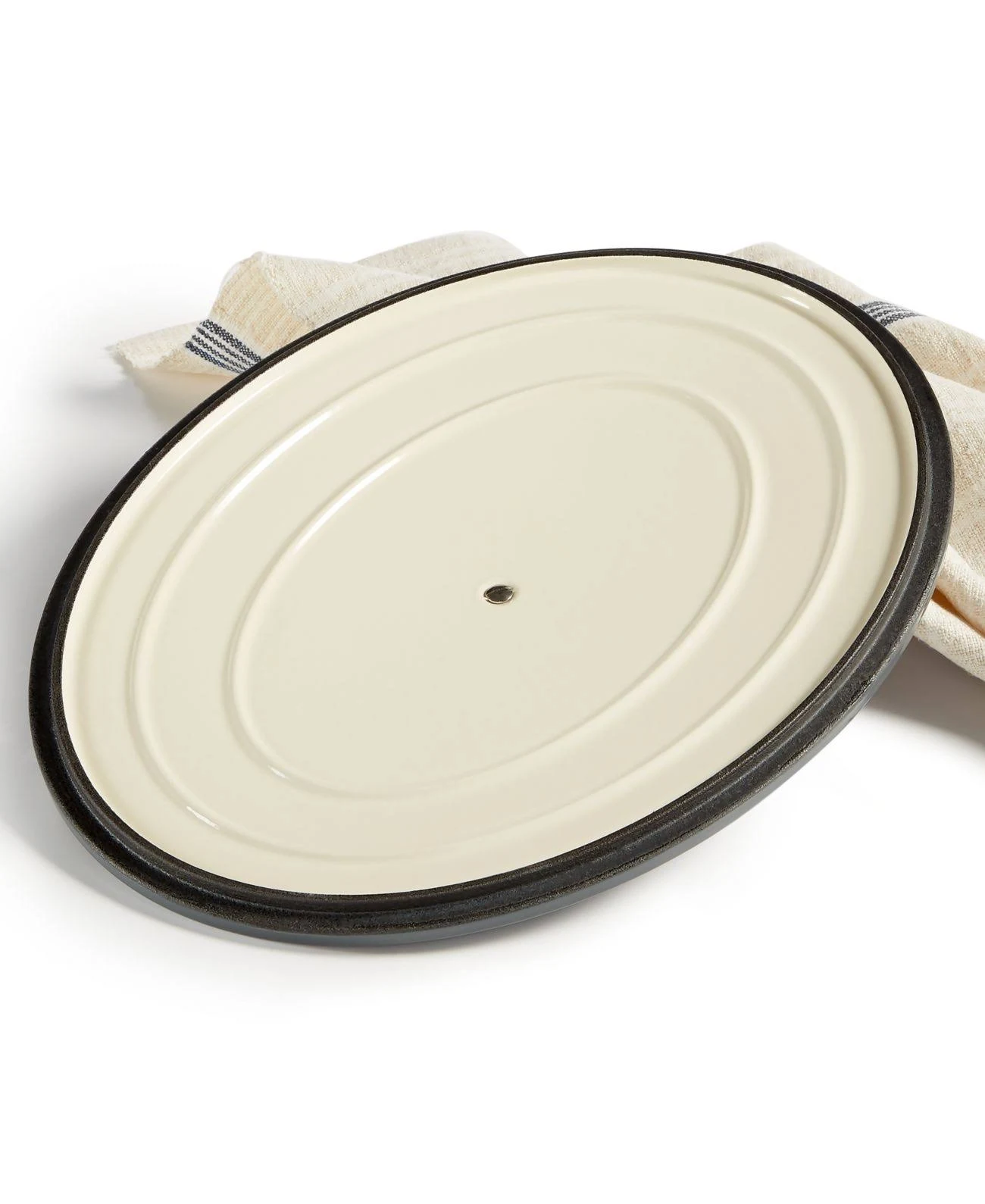 Martha Stewart Collection Enameled Cast Iron Oval 8-qt. Dutch Oven – Sapphire