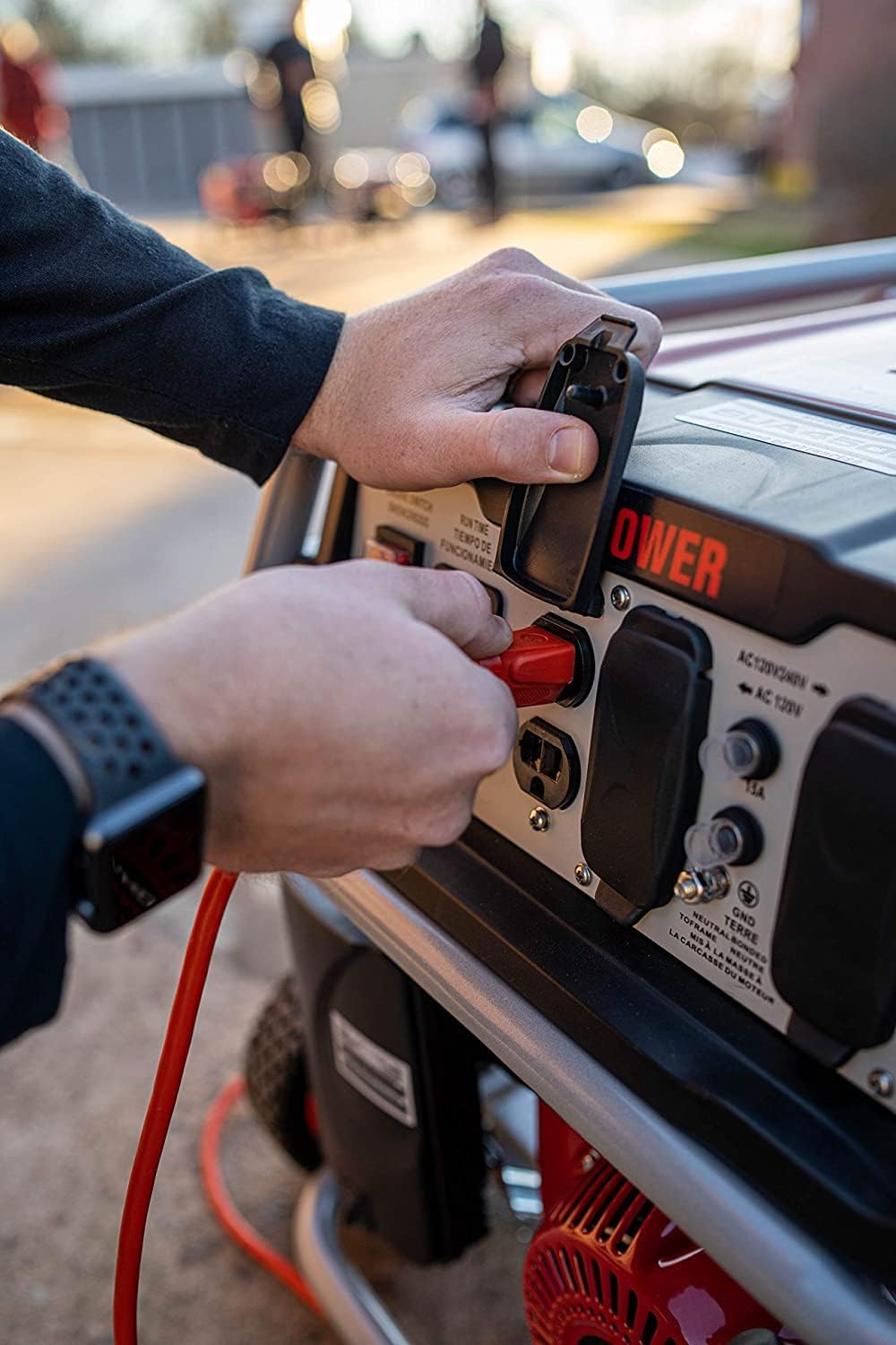 A-iPower SUA4500 4500 Watt Portable Generator Small Gas Powered for Jobsite, RV, and Home Backup Emergency